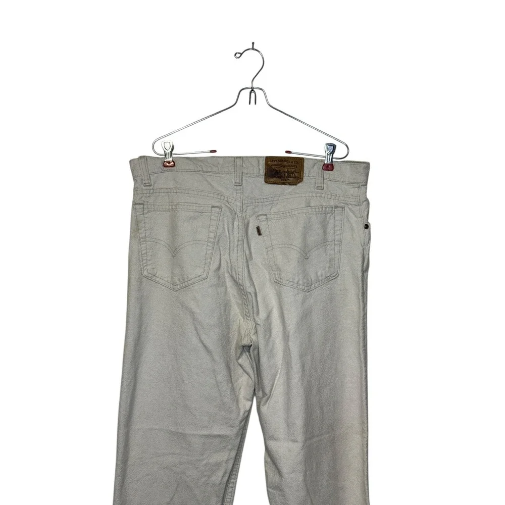 Levi's Mens Jeans‎ Signature 540 Relaxed Fit High-Rise Cotton Cream Size 36X32